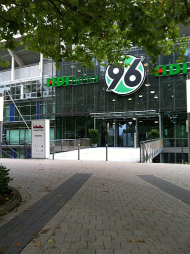 Veranstaltungsort Wirtschaftsmesse Hannover: Die HDI-Arena von Hannover 96
