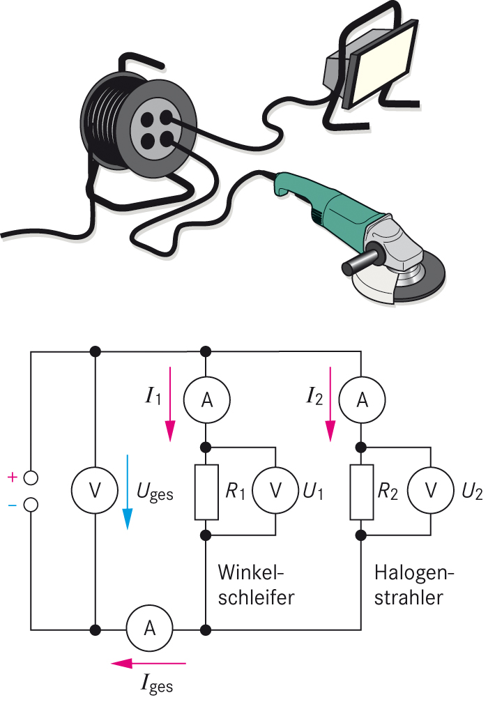 Elektrische Schaltung als Schaltplan